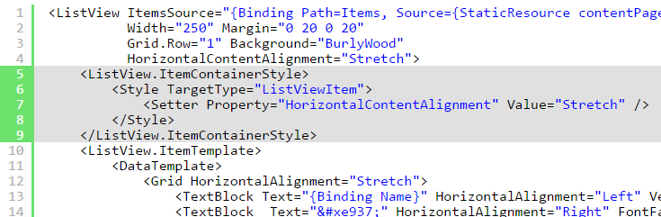 C# – How to make items of ListView fill the entire list width