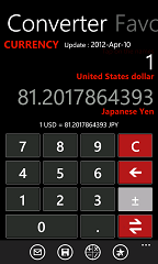 Currency conversion