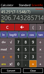 Scientific calculator