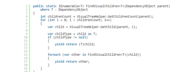 C# – How to get all child controls with a given generic type T
